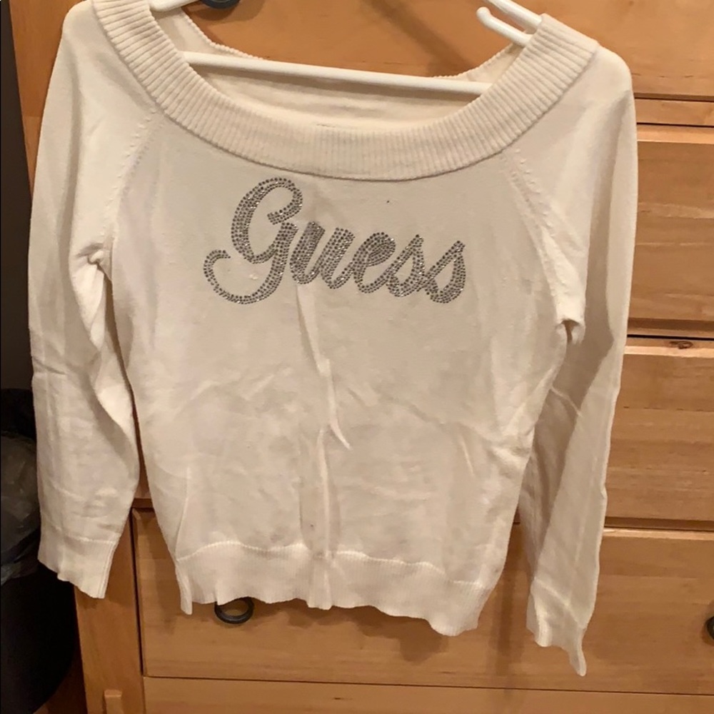 White Guess Sweater